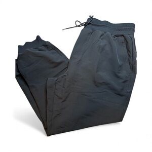 Navy Blue Joggers - XL Moisture Wicking, Drawstring, Pockets EUC